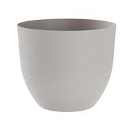 Vaso da Tavolo tondo OVER Ø28 H27 con riserva d'acqua - TERAPLAST CLOUD