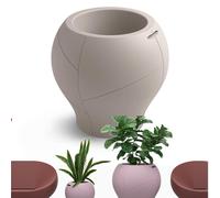 Vaso dalle forme morbide e avvolgenti, Vera Pot SMALL Dimensioni 50x h 48 cm - OUTDOOR INDOOR- OPA COLORE Ambra ambra