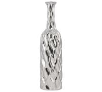 Vaso decorativo BASSANIA 45 cm Argento Gres porcellanato