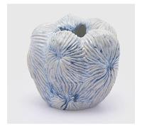 Vaso Decorativo Chakra Marino H21 Bianco/Blu