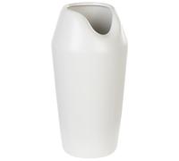 Vaso Decorativo in gres porcellanato Bianco Forma Irregolare 12 x 33 cm Apamea