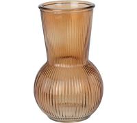 Vaso decorativo in vetro, 20 cm, colore: arancione