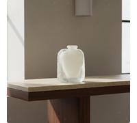 Vaso Decorativo Moderno Di Alta Gamma, Vaso Bianco Dalla Forma Artistica, Ideale