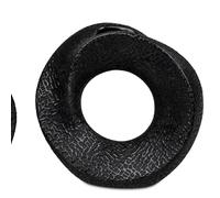 Vaso Decorativo Moderno Nero Cerchietti Rotondo H.22cm Opaco Ceramica FORMANO