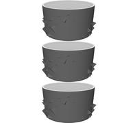 Vaso Decorativo per Fiori Piante Design Piramide Frammenti Stampato 3D Casa