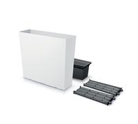 Vaso Decorativo Prosperplast Bianco Opaco Inserto DUC800T-S449