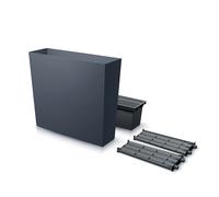 Vaso Decorativo Universale Prosperplast Antracite con Inserto DUC800T-S433