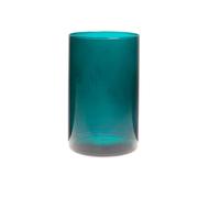 Vaso Dekoglas LEVI ESSENTIALS Cilindro H. 25cm D. 18cm Petrol Blu Vetro Hakbijl