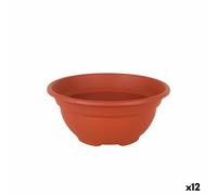 Vaso Dem Greentime Rotonda Ciotola Marrone ø 20 x 9 cm [12 Unità]