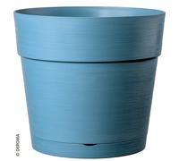 VASO DEROMA SAVE TONDO BLUE DENIM IN PLASTICA RICICLATA - BLU