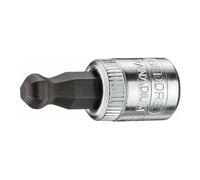 Vaso destornillador 1/4" cabeza esférica 6 mm
