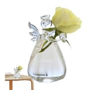 Vaso Di Angelo Idroponico Piccolo - Vaso Da Tavolo In Vetro Per Piante | Vasi Decorativi Angelo Trasparente, Vasi Idroponici Per La Casa, Articoli Decorativi Per Vaso Di Sa