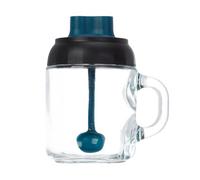 Vaso di condimento - Contenitore di sale | Vasetti di | Contenitori per alimenti | Bottiglia di condimento con coperchio e cucchiaio | Sali Cellar | da cucina per il magazzino