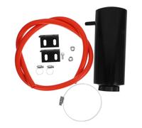 Vaso di espansione auto 800 ml in alluminio e plastica nero | 1 set con tappo a chiusura ermetica, previene perdite di refrigerante, installazione semplice, per auto