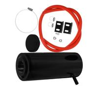 Vaso di espansione auto 800 ml in alluminio e plastico nero | 1 set con tappo a chiusura ermetica, vaschetta refrigerante per auto, struttura robusta, riduce le perdite del liquido