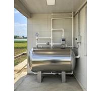 Vaso di Espansione Barili d'Acqua Pressurizzati Orizzontali | Grande Serbatoio di Boost dell'Acqua ad Alta Resistenza per Giardino, Casa, Camper, Bagno, Capacità 60 100 160 200 250 300 L