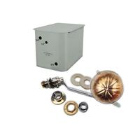 Vaso di espansione inox 50lt + kit montaggio vaso espansione