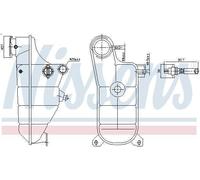 Vaso di espansione, liquido di raffreddamento NISSENS 996364 per 190 2 1982-1984