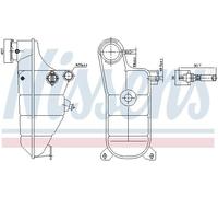 Vaso di espansione, liquido di raffreddamento NISSENS 996364 per 190 2 1982-1993