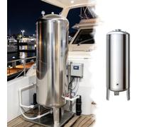 Vaso di Espansione Serbatoio dell'Acqua a Pressione Verticale | Serbatoio di Stoccaggio Acqua in Acciaio Inossidabile 304, Vescica a Controllo Pressione Automatico per Pozzo, Casa, Booster
