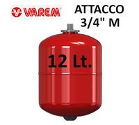 Vaso di espansione Varem LR CE LT. 12 Membrana fissa per autoclave acqua calda