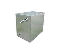 VASO DI ESPANSIONE ZINCATO LT. 30 - CM. 41 X 26 X H.31