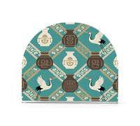 Vaso di fango cinese Gru Portagiovaglioli di carta acrilica per feste, matrimoni, eventi, tovagliolo autoportante e portatovaglioli, decorazione per la casa per tavolo, cucina