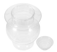 Vaso di fermentazione con coperchio Serbatoio di fermentazione Vaso trasparente