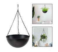 Vaso di fiori da appendere, contenitore per esposizione in ferro per balcone