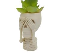 Vaso di fiori di | Vaso di fiori di | Decorazione da tavola e giardino versatile | 14.5x7.5x3cm Elegante stampa 3D ideale per il balcone della sala da salotto e all'aperto