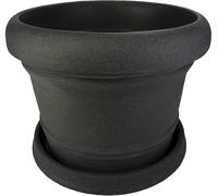 Vaso Di Fiori PALERMO Con Sottovaso Abbinato In Vari Colori E Dimensioni