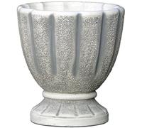Vaso di fiori rustico, vaso di cemento, calice greco, esterno/interno, piccola urna