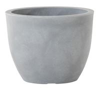 Vaso Di Fiori Vaso Da Giardino BRISTOL Grigio Pietra Ø 40 X 30,5 Cm
