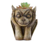 Vaso di fioriera divertente, vasi di resina, Non figure malvagie Fioriera di mappe di fiori, Contenitore di piante di decorazione della mappa di fiori creativi per il giardino per penna, ,