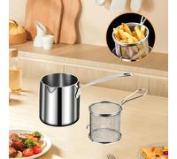 Vaso di frittura portatile casa usa un filtro olio per sala da pranzo in