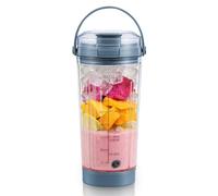 Vaso di miscelazione da 510 g, compatibile con frullatore portatile Ninja Blast, tazza frullatore con coperchio Sip & Seal di ricambio per Ninja Blast BC151BK BC151NV BC151CR BC151ND BC151EM (blu)