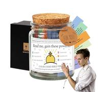 Vaso Di Note Bibliche Per Le Emozioni - Vaso Biblico Decorativo In , Note Di Sentimenti Positivi ed Emozioni, Attività Devozionale Della Fede Cristiana, Ispirante Fatto A Mano, Promemoria