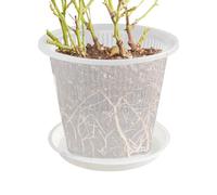 Vaso Di Orchidee - Vasi Di Orchidea | Vasi Di Fiori All'aperto Con Fori E Piattini, Confezione Di 5 Forniture Domestiche Piante Contenitori Per Orchidee Succose Fiori Rosa Viole del Pensiero Cactus