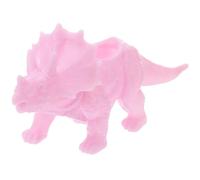Vaso di Plastica Triceratopo Rosa per Mini Piante Grasse Decorative | Decorazione Simpatica per Davanzale e Patio, Leggero, Adatto a Cactus e Mini Spazi Verdi Domestici