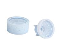 Vaso di stoccaggio del modello del silicone con il coperchio del contenitore del gingillo per il mestiere dello strumento di DIY del cemento del gesso