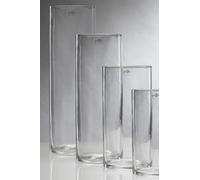 Vaso di vetro CYLI Vaso In Vetro Vaso Da Tavolo Vaso Per Fiori Cilindro 40 cm - Altezza: 40 cm, Diametro: 15 cm, 1 Stück