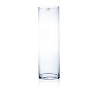 Vaso di Vetro Decorativo Cyli Forma Cilindrica H.40cm D.12cm Tondo SANDRA RICH