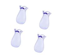 Vaso di vetro decorativo per gatti collezione Feelers vasi colorati in miniatura per piante sicuro Pet Friendly Home Organizzatori igienici per la gestione dei peli di animali domestici Vaso