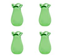 Vaso di vetro decorativo per gatti collezione Feelers vasi colorati in miniatura per piante sicuro Pet Friendly Home Organizzatori igienici per la gestione dei peli di animali domestici Vaso