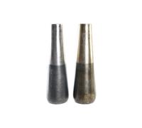 Vaso DKD Home Decor 15,5 x 15,5 x 49,5 cm Alluminio Moderno [2 Unità]