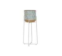Vaso DKD Home Decor Bicolore Metallo 35 x 35 x 91 cm Rotondo [2 Unità]