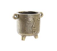 Vaso DKD Home Decor Dorato Magnesio Moderno Viso 33 x 23 x 25,5 cm