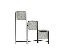 Vaso DKD Home Decor Grigio Metallo [82 x 25 x 81 cm]