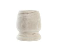 Vaso DKD Home Decor Marrone Naturale Legno di paulownia Boho 16 x 16 x 18 cm