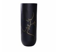 Vaso DKD Home Decor Nero Resina Moderno [35 x 35 x 90 cm]